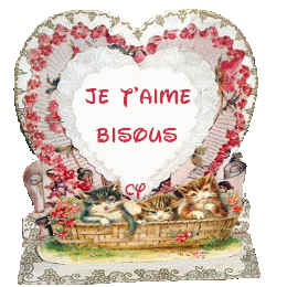 je t'aime bisous